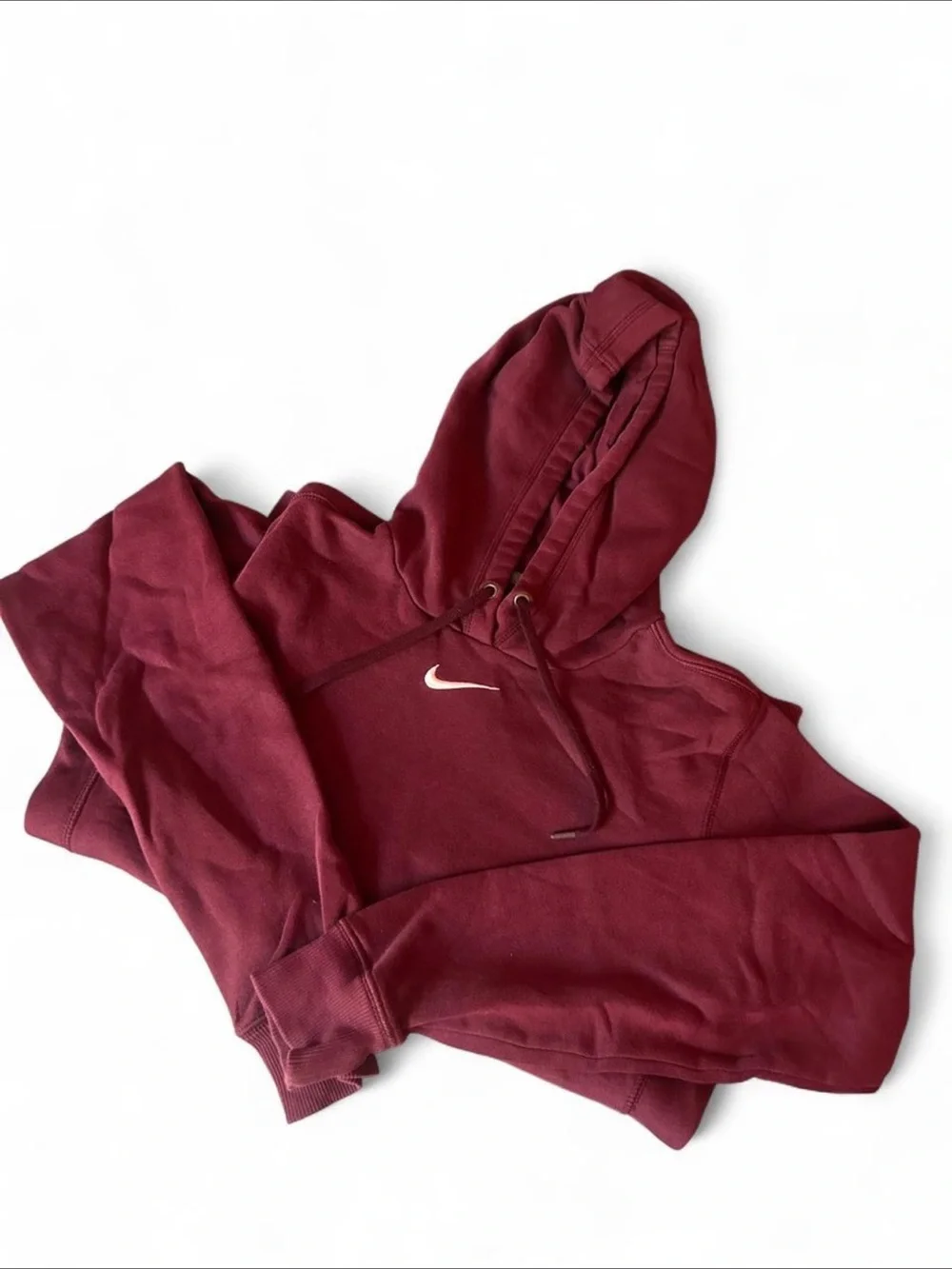 Nike womens Burgundy Pullover Hoodie